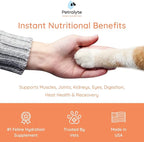 Petralyte Cat Hydration Electrolyte and Cat Joint Supplement | Hydration Support for Cats w/Glucosamine, Chondroitin, L-Glutamine, Taurine, Lysine & Prebiotics | for Tuna Lovers | 32 Packets