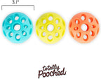 Messy Mutts Totally Pooched Huff'n Puff Ball | 3.1” TPR Puzzle Ball for Dogs | 2-in-1 Durable Interactive Toy and Tooth Cleaner | Green