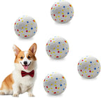 Dog Toy Balls 2.2 Inch, Indestructible Dogs Balls 5 Pack for Aggressive Chewers, Durable Interactive Toys for Small and Medium Puppy, Perfect for 2.2" Automatic Dog Ball Launcher (ETPU Material)