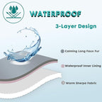 gogobunny Waterproof Dog Blanket for Large Dogs, Cats, Puppy, Reversible Faux Fur Pet Throw Blanket, Washable, Calming Furniture Protection for Sofa Bed (25x35 Inch (Pack of 1), Chocolate)