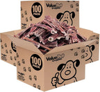 ValueBull Beef Jerky Gullet Sticks, Premium Dog Chews, 6 Inch, 400 Count Wholesale Pack - Natural Collagen, Glucosamine & Chondroitin for Joint Health, Single-Ingredient Beef Esophagus