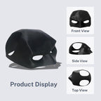 Cat Bat Mask Halloween Costumes Accessories for Cats, Cat Bat Cosplay Apparel (Medium, Black Bat)