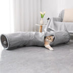 Cat Tunnel, Indoor Cat Toy, Roller Track Cat Toy, Collapsible S-Shaped Play Tube, 10.5 Inch Diameter Maze Cats House for Cats, Puppies, Rabbits, Ferrets Set