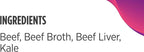 Nulo Freestyle Beef, Beef Liver, & Kale in Broth Real Meat Dog Food Topper, 2.8 Ounce (Pack of 24)
