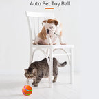 Dog Balls, Interactive Dog Toys, Smart Automatic Active Rolling Moving Ball for Medium/Large Dogs, Fun Dog Toys to Keep Pet Busy,Birthday Gifts,USB Rechargeable, Orange