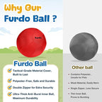 25" Herding Ball for Dogs, for Australian Shepherd, for Cattle, for Border Collie, for Blue Heelers & Medium to Large Dogs,Horse, Herding Dog Ball, Herding Toys - Red