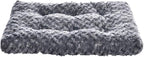Amazon Basics Cat and Dog Bed and Crate Pad, Machine Washable, Indoor, 23 x 18 x 2.5 inches, Gray