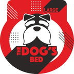 The Dog’s Bed, Orthopedic Standard Foam Waterproof Dog Bed with Standard Support, Large Grey with Black Trim, Waterproof, Supportive Dog Bed with Replaceable Covers, Veterinary Approved