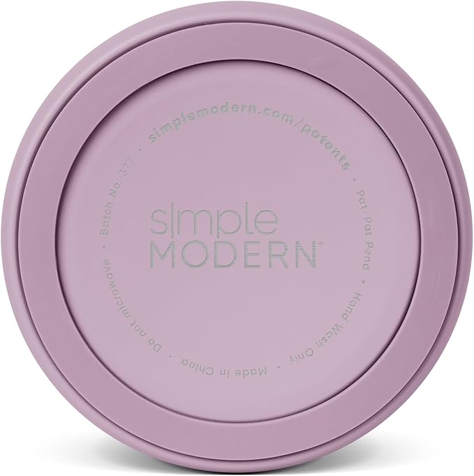 Simple Modern Stainless Steel Pet Water Bowl for Dogs & Cats | Reusable Insulated Stainless Steel Food Bowls for Dog Cat | No Tip No Slip BPA Free | Bentley Collection | Large (64oz) | Lavender