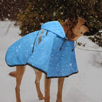 Candofly Dog Raincoat Reflective Dog Rain Jacket Waterproof Hooded Ponch Dog Rain Coat for Small Medium Large Dogs (XX-Large, Sky Blue)