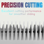 40W Wide Pet Dog Grooming Detachable Blades,Compatible with Andis,Oster A5,Wahl KM10 Clippers,Cut Length 1/100"(0.25mm) for Larger Animals