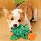 Dog Toys for Aggressive Chewers,2025 Upgraded Dog Chew Toys for Small Large Dogs,Indestructible Puppy Teething Toys,Plush Yellow Stuffed Duck Toy (Yellow+Pink, Medium)