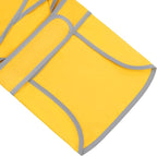 Dog Raincoat for Medium Dogs Puppies Waterproof Hooded Rain Jacket with Reflective Strips Leash Hole & Poncho Adjustable Fit (Yellow,M)