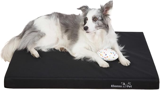 KHONSU PET Durable Tough Dog Bed - 800lbs Tear Strength Waterproof for Outdoor/Indoor Use Not for Aggressive Chewer (75lb Size XL)