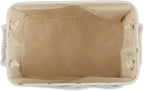Bone Dry Pet Storage Collection Paw and Bone Print, Small Rectangle, 14x8x9, Gray