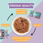 LOVE, NALA - Single Protein Tuna Flaked Wet Cat Food - Hydration Broth, Natural, Grain-Free, Non-GMO, No Gums, No Carrageenan, Human-Grade Tuna, Added Vitamins & Minerals - 2.8 oz, 12 Cans