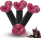 Apasiri Dog Toys for Aggressive Chewers with Bacon Flavor: 3-Pack Dog Bones for Large Dogs, 8" Chew Toys Long-Lasting, Tough Nylon & Rubber Dogs Toys