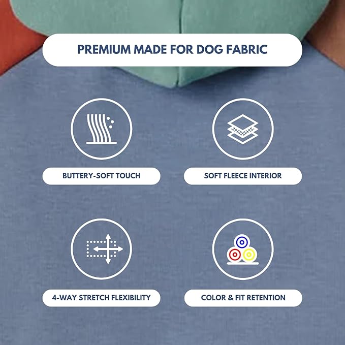 Spark Paws Dog Hoodie – Premium Dog Sweater for Small, Medium, and Large Dogs | Warm Outfits for French Bulldogs, Pitbull, Puppy, Winter Jacket Alternative - Alpine - XL