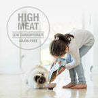Feline Natural High Protein Dry Cat Food, Freeze-Dried Diet with 98% Meat, Organs & Seafood, No Peas, Grains, or Artificial Additives, Made in New Zealand, Lamb & King Salmon, 3.5oz