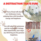Amazing Dog Treats - Beef Esophagus Jerky for Dogs (10-12 Inch - 30 Pc/Pack) - Gullet Dog Chews