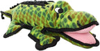 TUFFY - World's Tuffest Soft Dog Toy - Ocean Alligator-Squeakers - Multiple Layers. Made Durable, Strong & Tough. Interactive Play (Tug, Toss & Fetch). Machine Washable & Floats. (2 Packs)