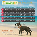 LovinPet Dog Pajamas Large Sized Dog, Recovery Wear, Lightweight Jurassic Knit, UV for Large Dogs/XL