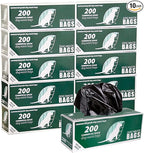 Zero Waste USA 2,000 Commercial Grade Dog Waste Station Refill Roll Bags - (Most Popular) - 40% Thicker than competitor brands - Fits Any Dog Waste Station - 10 Rolls of 200 bags per roll