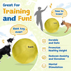 25" Herding Ball for Dogs, for Australian Shepherd, for Cattle, for Border Collie, for Blue Heelers & Medium to Large Dogs,Horse, Herding Dog Ball, Herding Toys - Yellow