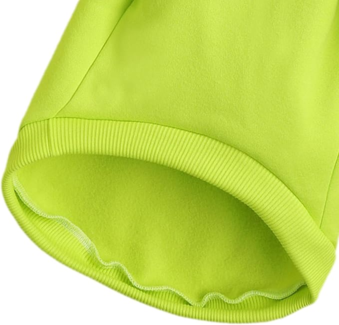 Puppy Sweater for Small Dogs Clothes Warm Winter Cat Clothe Pet Sweatshirt Knitwear Doggie Kitten Clothing, Light Green, X-Large