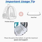 Lollimeow Cat Carrier Backpack, Bubble Expandable Backpack Carrier, Pets and Small Dogs,Airline-Approved, Designed for Travel, Hiking, Walking & Outdoor Use (Front Expandable-Black)