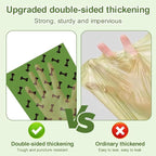 Strong Green Leak Proof Waste Bag for Dogs with Holder-270 Large Poop Bags,Biodegradable Dog Poo Bags with Corn Starch Blended Compostable Bag
