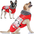 Doglay Dog Coat, Waterproof Dog Jacket Pet Winter Coat for Cold Weather with Thicken Furry Collar, Reflective Puppy Winter Jacket Warm Fleece Lining for Small Medium Large Pets