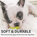 ptlsy Dog Ruber Balls 16 Pack Pet Mini Tennis Ball for Small Medium Dogs Fetching (2 inch)