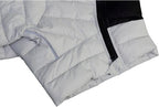 Dog Warm Jacket, Outdoor Snow Covered Reflective Windproof, Adjustable M/L Zippered Vest for Medium to Large Dogs (Off White) M