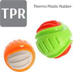 Dingo Toy for Dog, Durable TPR Rubber for chewers, Fetch Toy for Play, Boomerang 9.1", 17395 (Ball dent)