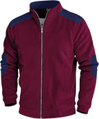 Men's Jacket for Winter Autumn Outdoor Windproof Coat Casual Fashion Zip Up Jacket
