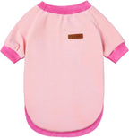 GreenJoy Classic Fleece Dog Sweater – Soft & Warm Stretchy Sweatshirt for Small Dogs & Cats, Cold-Weather Pullover for Everyday Wear (Light Pink, X-Small)