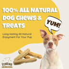 EcoKind Premium Gold Yak Cheese Himalayan Dog Chews, Dog Treats Large Breed, All Natural, High Protein Dog Chew, Bacon, Large - 5 Chews