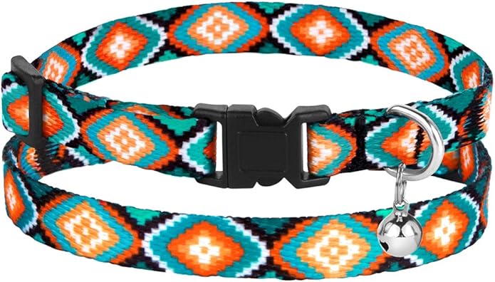 CollarDirect Cat Collar Breakaway with Removable Bell Set of 2 PCS