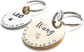 Cats Dogs ID Tags Personalized Lovely Symbols Pets Collar Name Accessories Simple Custom Engraved Supplies for Small Four Legged Child Necklace Chain Anti-Lost Copper Brass Charm