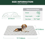 FXW Washable Pee Pads for Dogs, Puppy Pads with Super Absorbent, Specifically Designed for FXW Rollick/Homeplus 32/40/45inch 6 Panels Dog Playpen, 71" × 43" Rectangle, Khaki, 1 Pack