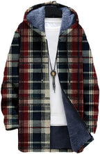Oversized Full Zip Hoodie for Men Sherpa Fleece Lined Jacket with Hood Soft Warm Winter Coat with Pockets
