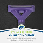 FURminator deShedding Tool For Medium/Large Cats, Short Hair, Removes Loose Hair From Shedding