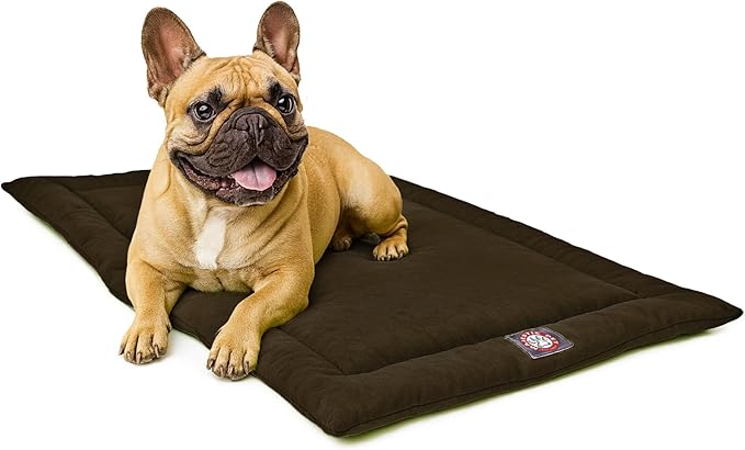 Majestic Pet Orthopedic Memory Foam Dog Crate Mat - Plush Pet Bed Pad for Crates & Kennels | USA Crafted | 30"x21" Villa Storm