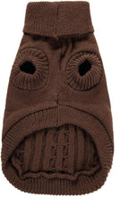 Dog Sweater for Small, Medium, Large Dogs - Warm Winter Turtleneck Pet Clothes for Girls Boys Puppy Cat - Cute Classic Christmas Coat