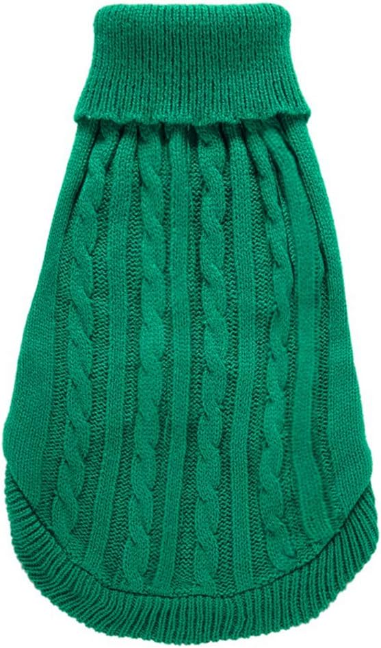 Dog Sweater, Warm Dog Sweaters for Small Dogs Medium Large Dogs, Cute Winter Classic Turtleneck Pet Sweater Cat Sweater Dog Clothes Coat Dog Christmas Sweaters for Girls Boys Dog Puppy Cat