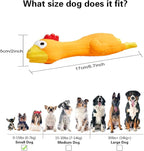 3 PCS Latex Chicken Squeak Toy for Pets - Exciting Chew & Dental Care Fun - Perfect for Playful Molar Exercise