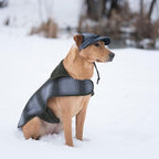 Stormy Kromer Fleece Dog Jacket, Red/Black Plaid, X-Large