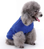 Dog Sweater for Small, Medium, Large Dogs - Warm Winter Turtleneck Pet Clothes for Puppies and Cats - Cute Classic Christmas Coat for Girls and Boys