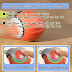 2 Pack Automatic Moving Dog Toy Ball,Smart Interactive Cat Toy Ball with Tail&Interactive Sensor,(Orange & Blue)